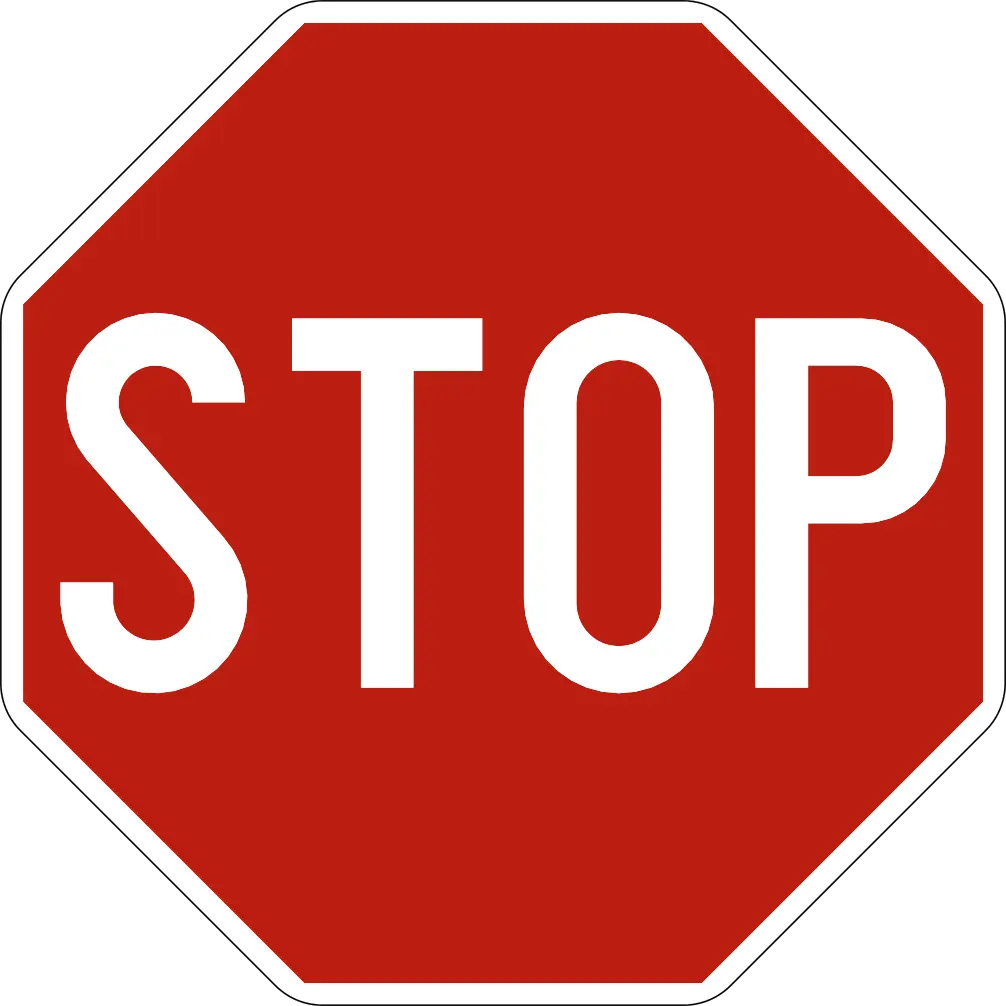 Panneau stop